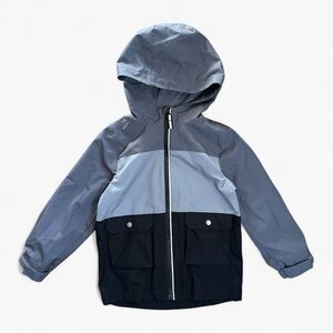 K-Swiss Kids Puffer Jacket - Gray and Black